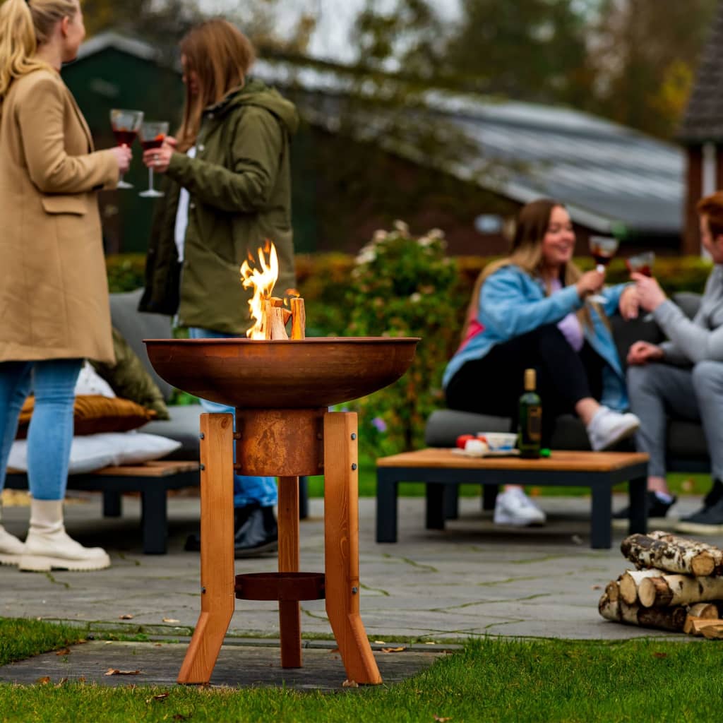 RedFire Vuurplaats handgemaakt Woody staal roestkleurig