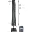 Hoc Basic Stastok Parasolhoes Zonder Rits 140X1932 Cm Grijs hoc kopen in de aanbieding Hoc Basic Stastok Parasolhoes Zonder Rits 140X1932 Cm Grijs hoc kopen in de aanbieding