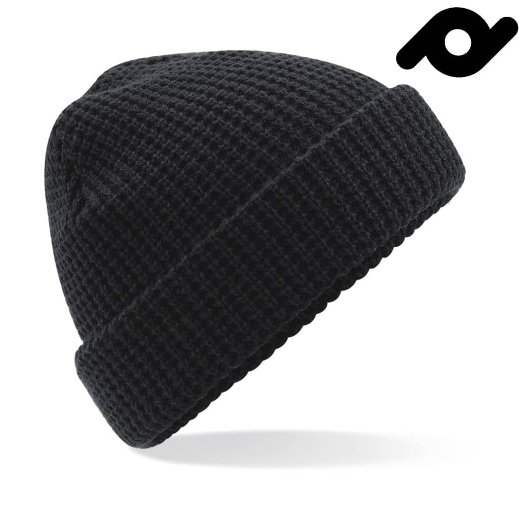 Merkloos Senvi Klassieke Wafel Muts Kleur Zwart huismerk kopen in de aanbieding