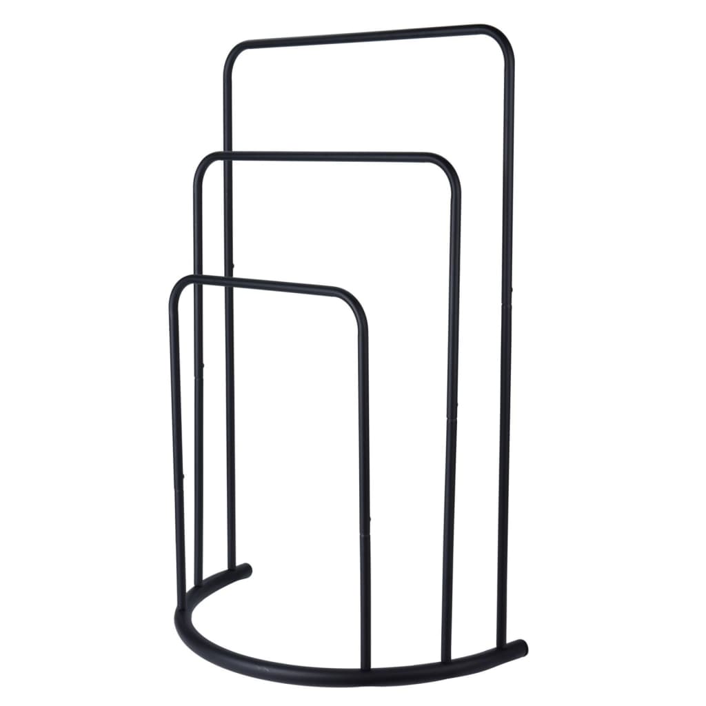 Bathroom Solutions Suport de prosoape vertical 49,5×75 cm metal negru