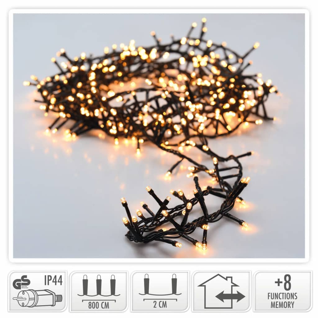 Ambiance Коледен светещ гирлянд с 400 LED, 8 м