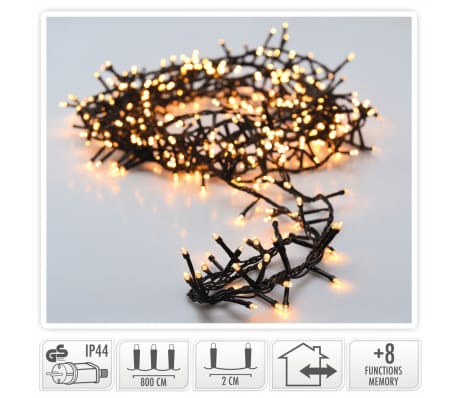 Ambiance Коледен светещ гирлянд с 400 LED, 8 м