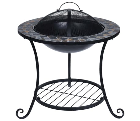 ProGarden Feuerschale Mosaik-Design 58x58x44 cm