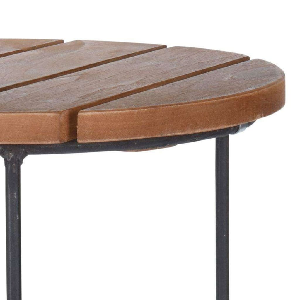 Thumbnail - H&S Collection 2-tlg. Beistelltisch-Set Teak Braun