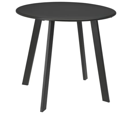 ProGarden Τραπέζι Σκούρο Γκρι Ματ 40 x 45 εκ.