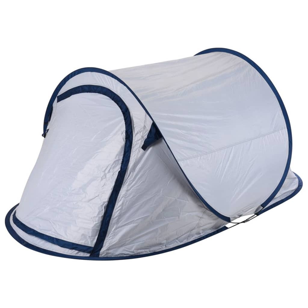 Redcliffs pop-up telt til 2 personer 220x120x90 cm hvid og blå