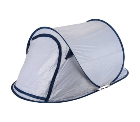Redcliffs pop-up telt til 2 personer 220x120x90 cm hvid og blå