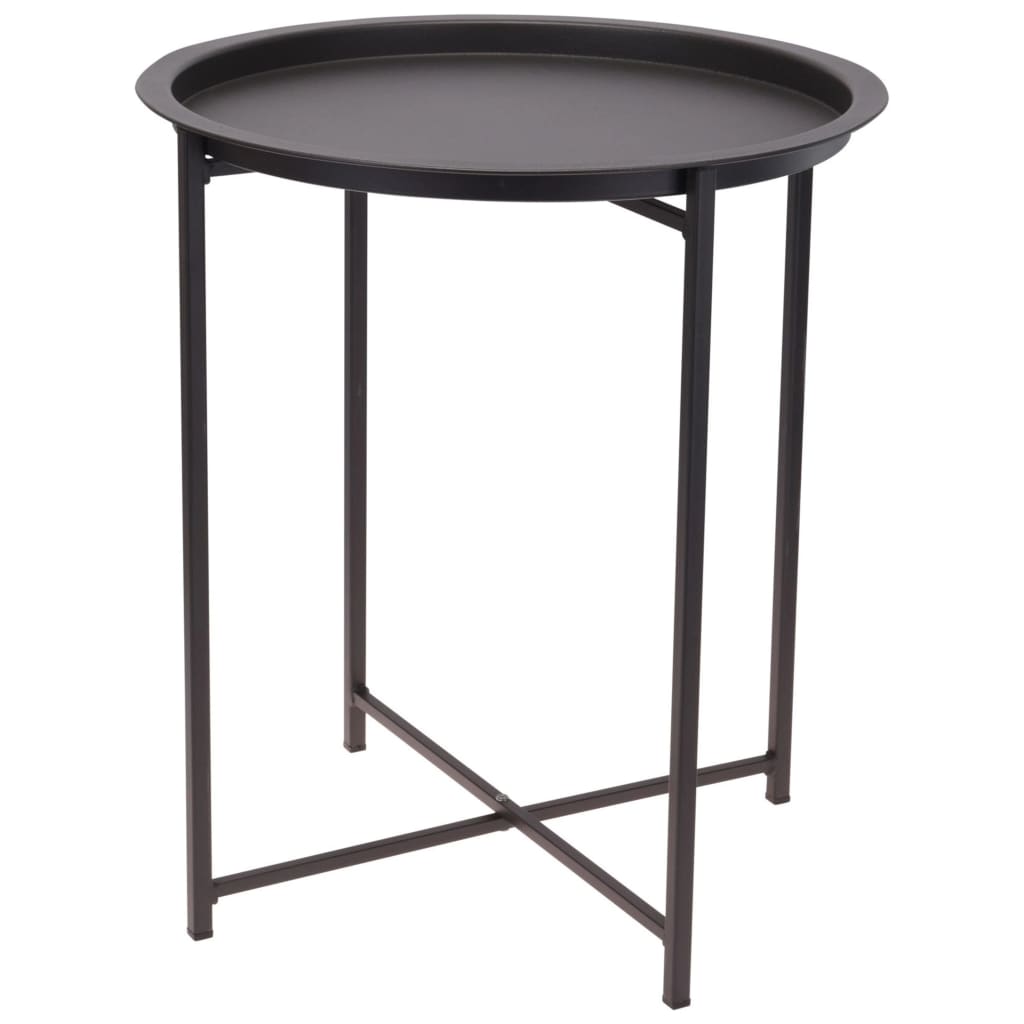 ProGarden Pöytä pyöreä 46,2×52,5 cm matta tummanharmaa