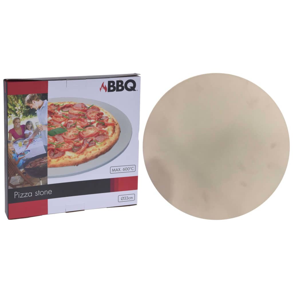 Afbeelding BBQ Pizzasteen 600 Graden 33 cm door Vidaxl.nl