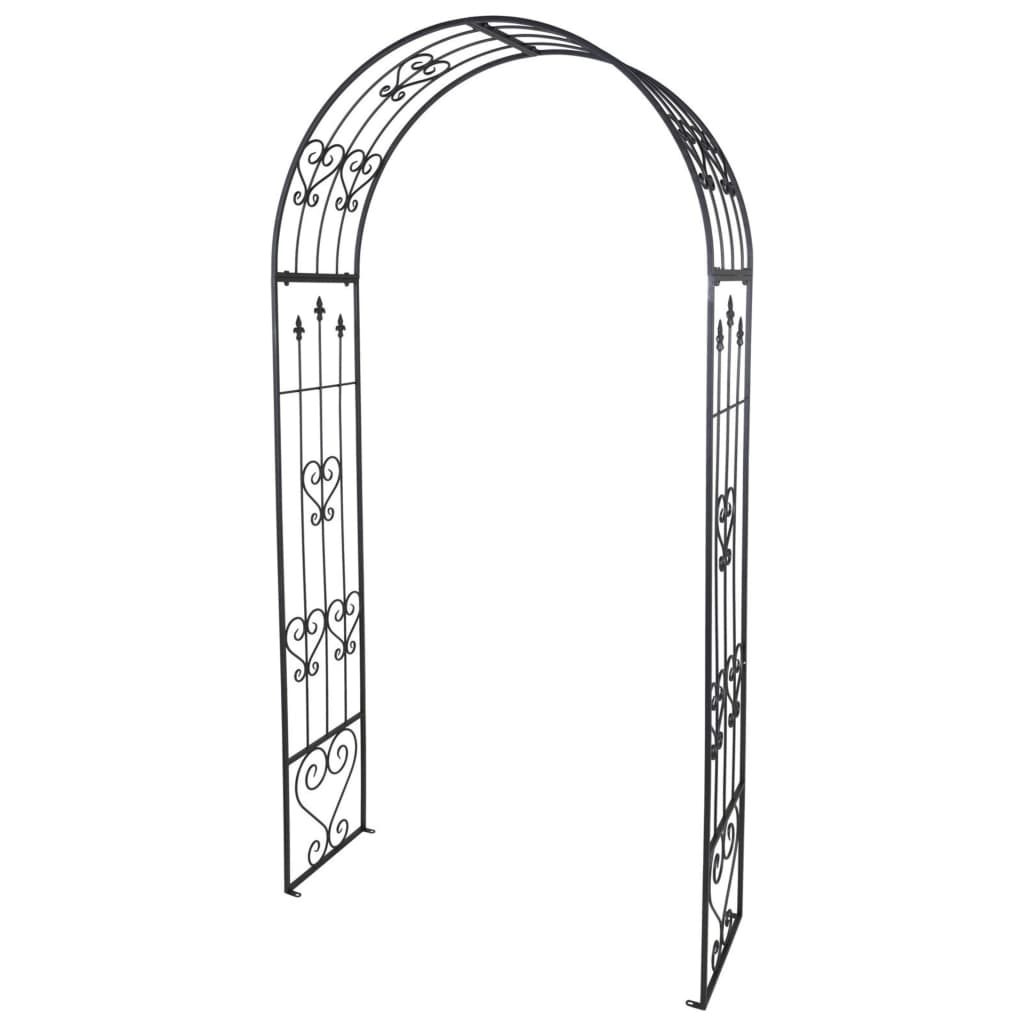 

ProGarden Rozenboog 136 cm metaal antracietkleurig