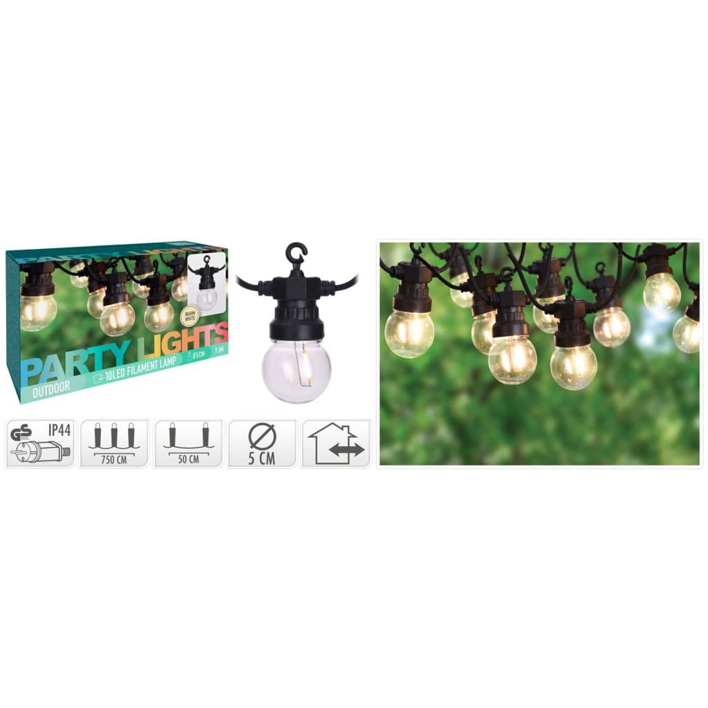 

ProGarden Tuinverlichting met 10 lampen LED 24 V