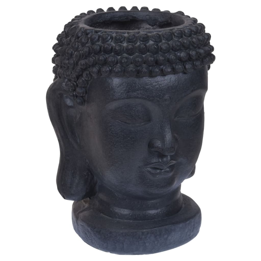 ProGarden Pot à fleurs Figurine de Bouddha 25x26x35 cm Anthracite