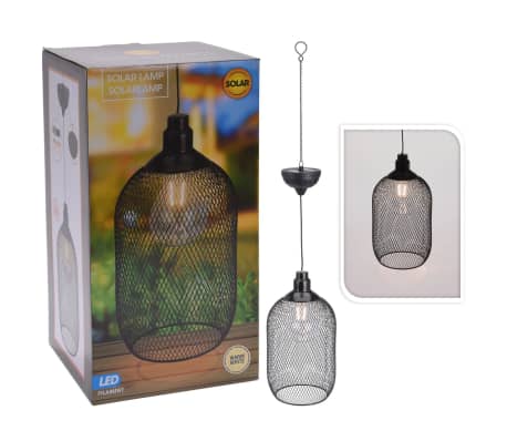 ProGarden udendørs LED-pendel 15 cm soldrevet metal