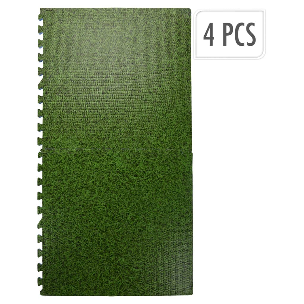 2: XQ Max gulvfliser 4 stk. græs grøn
