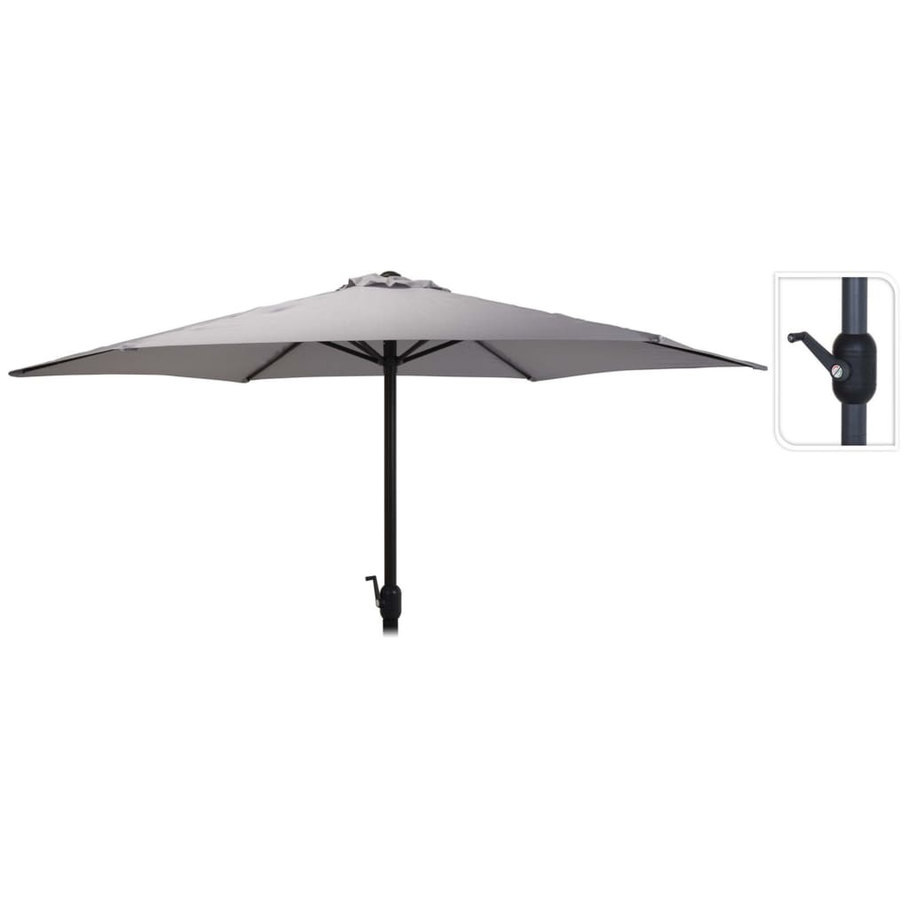 ProGarden Parasol Monica 270 cm Gris clair