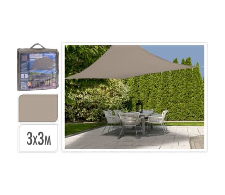 ProGarden Uždanga, smėlio spalvos, 3x3m, kvadratinė
