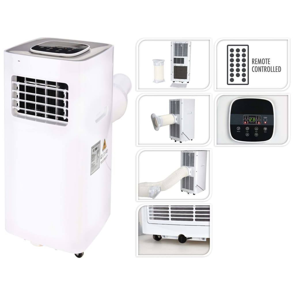 Afbeelding Excellent Electrics Airconditioner met afstandsbediening 1500 W wit door Vidaxl.nl