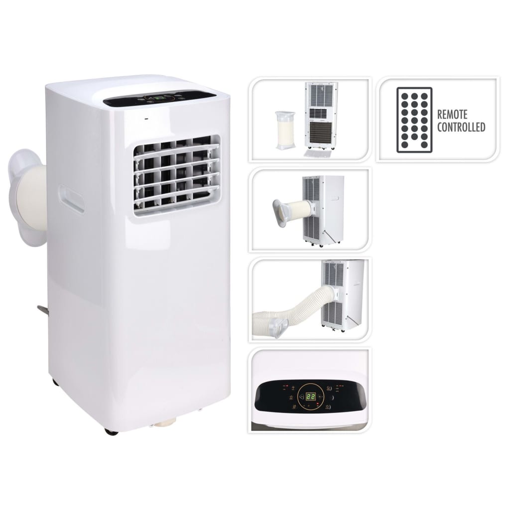 Afbeelding Excellent Electrics Airconditioner met afstandsbediening 2000 W wit door Vidaxl.nl