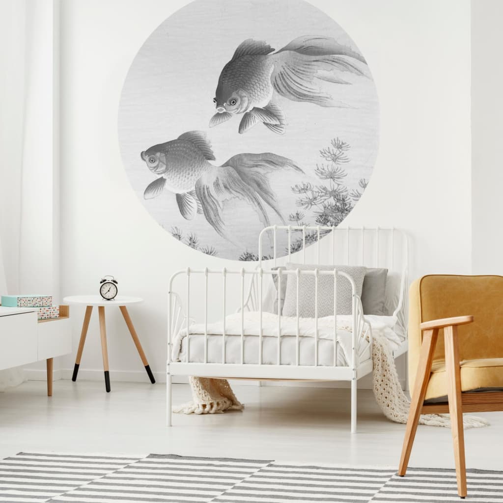 

WallArt Behangcirkel Two Goldfish 142,5 cm