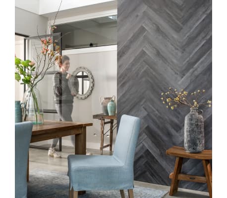 WallArt Wood Look Planks Barnwood Oak Ash Grey