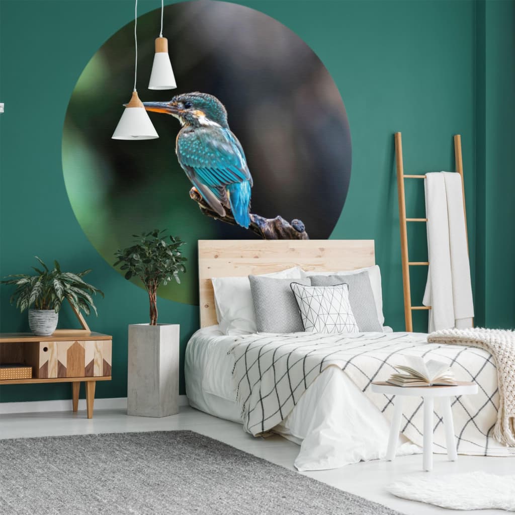 

WallArt Behangcirkel The Kingfisher 190 cm