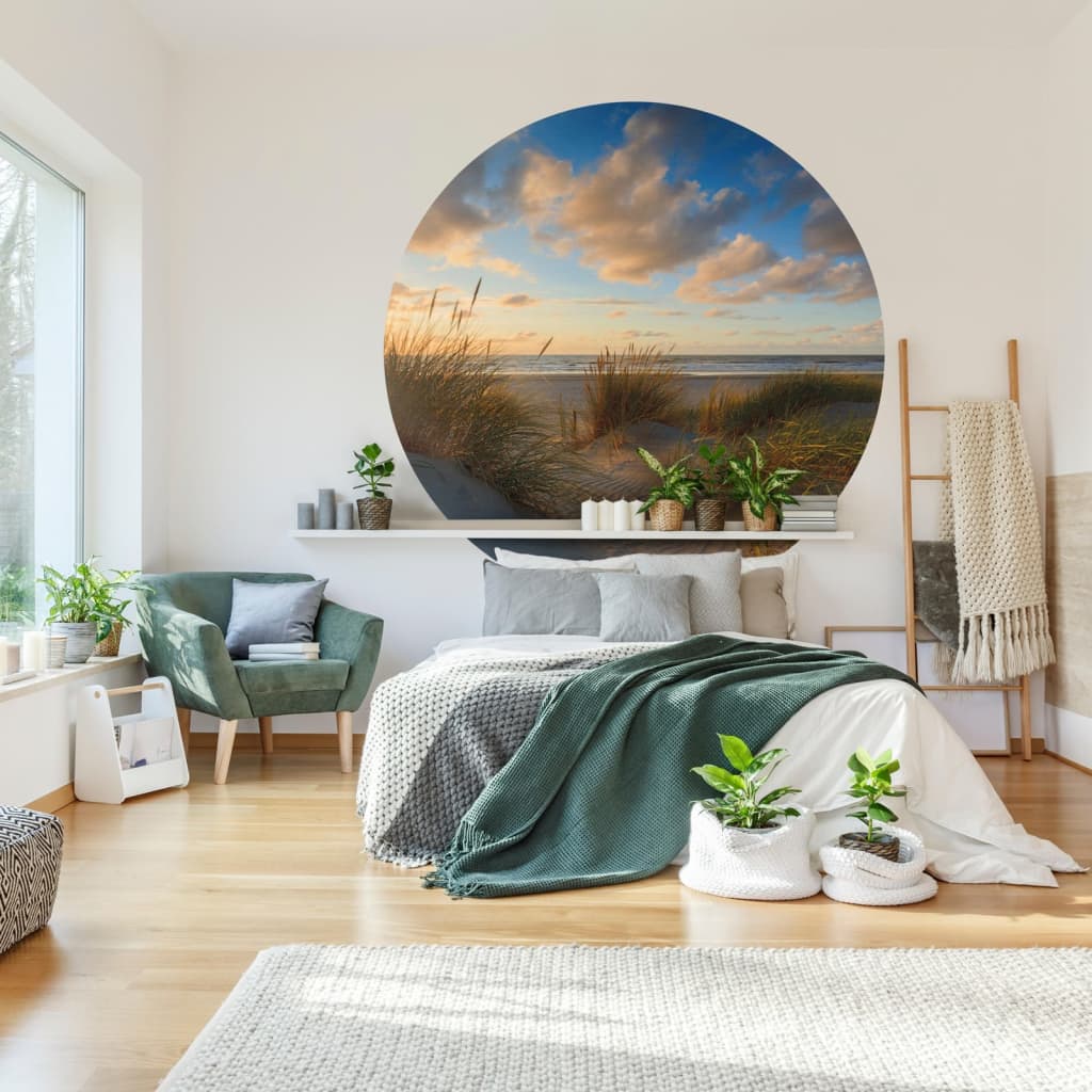 

WallArt Behangcirkel Beachlife 142,5 cm