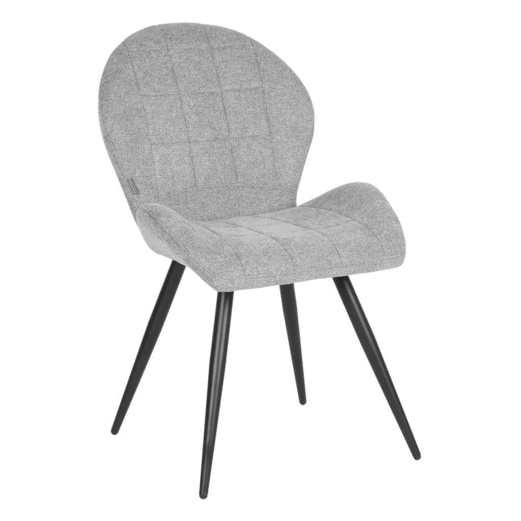 LABEL51 Krzesła stołowe Sil, 2 szt., 51x64x87 cm, kolor cynkowy