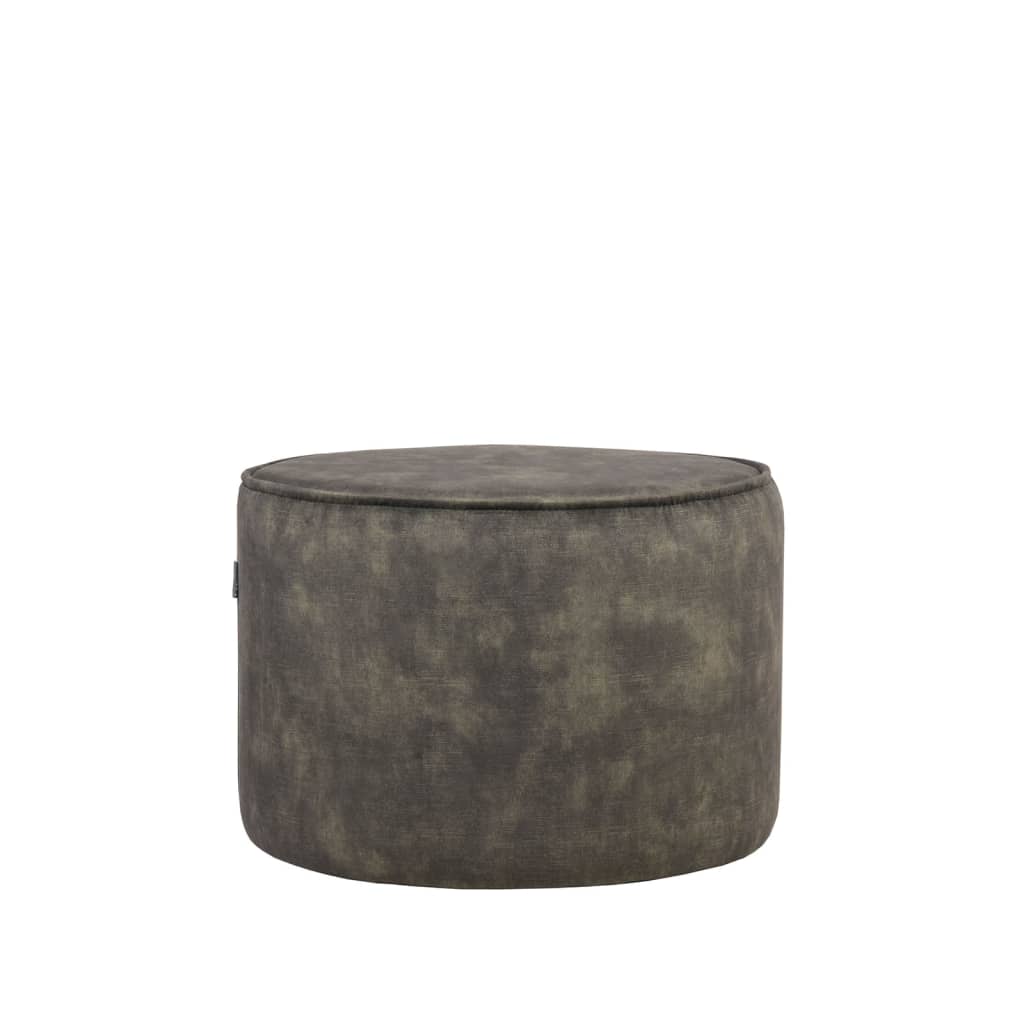 LABEL51 Pouffe Tibo 55x55x40 cm Hunter Velvet