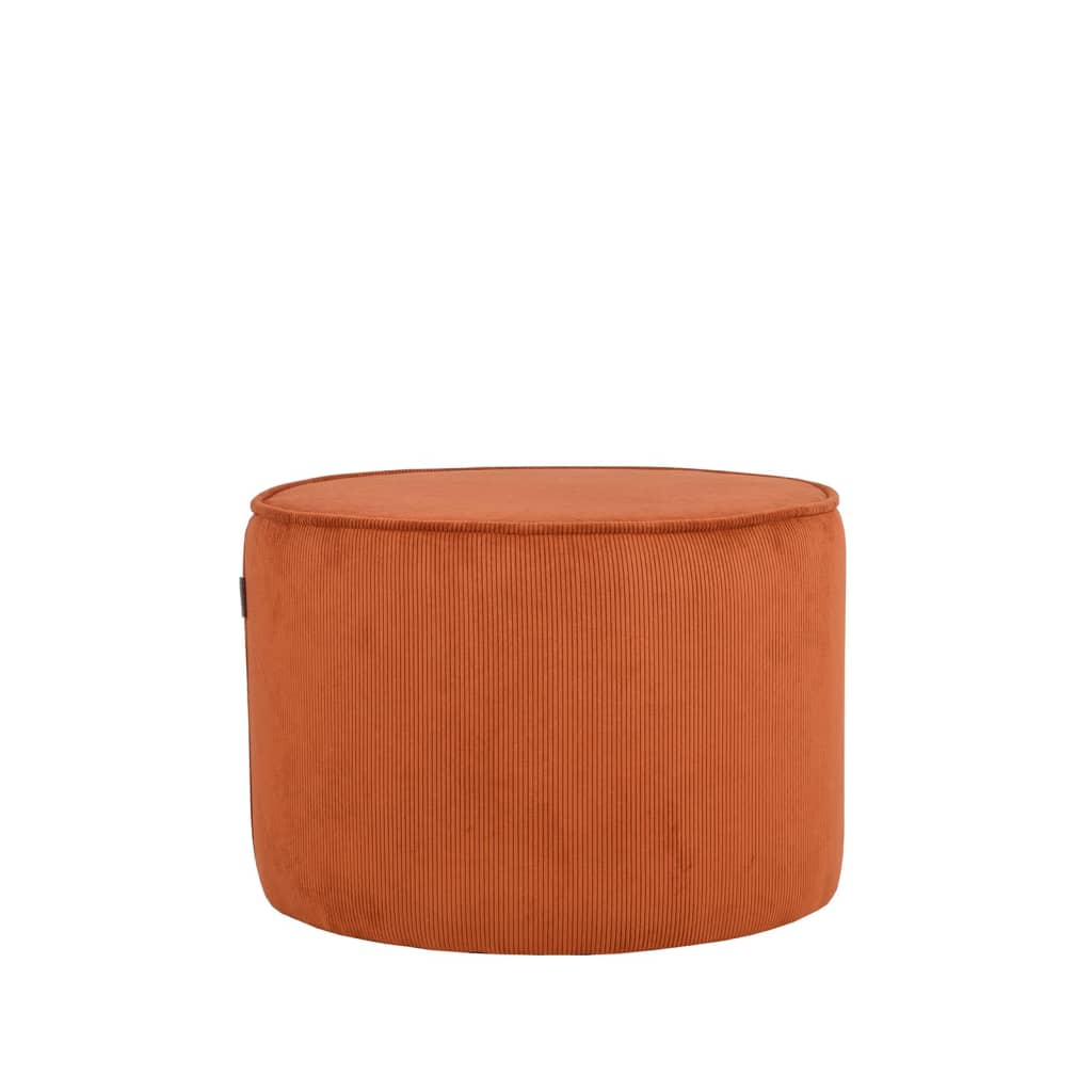 LABEL51 Pouffe Tibo 55x55x40 cm Rust Ribcord