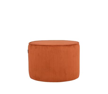 LABEL51 Pouffe Tibo 55x55x40 cm Rust Ribcord