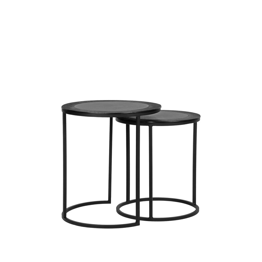 LABEL51 sofabordssæt 2 dele Pair sort