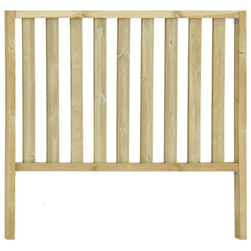 

vidaXL Hek 7,1x1,7 m geïmpregneerd grenenhout