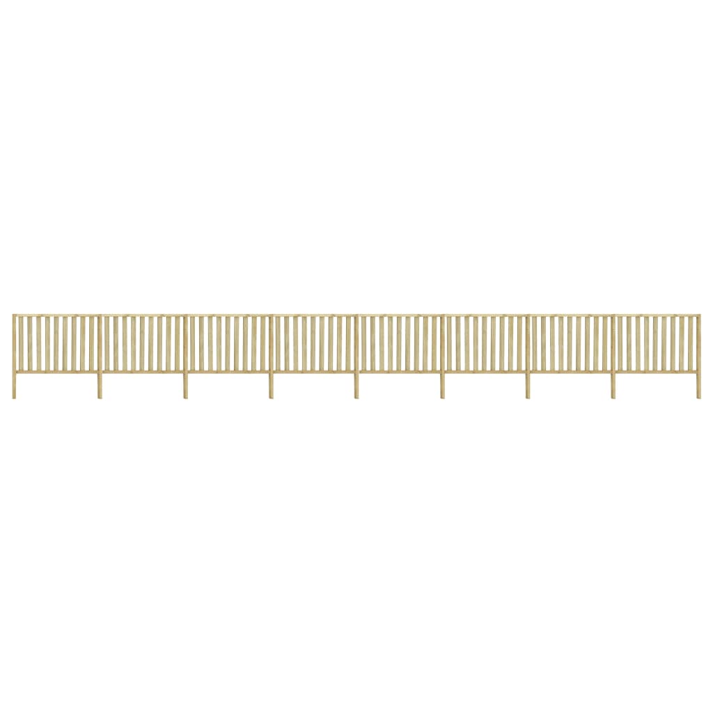 vidaXL Gard de grădină, 14,14 x 1,7 m, lemn de pin tratat  title=vidaXL Gard de grădină, 14,14 x 1,7 m, lemn de pin tratat 