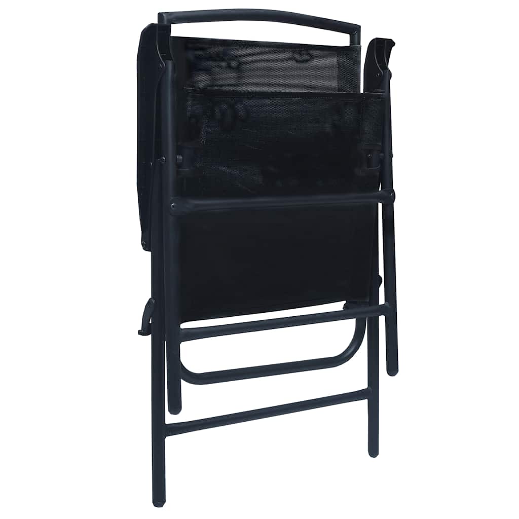 3dílný bistro set černý ocel - obrázek 8