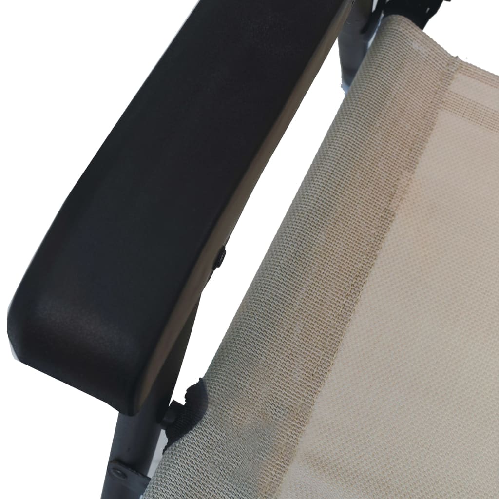 3-daļīgs bistro mēbeļu komplekts, pelēkbrūns, tērauds