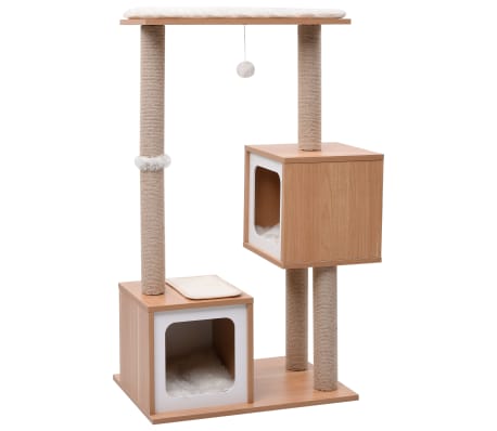 vidaXL Draskyklė katėms su kilimėliu iš sizalio, 104cm