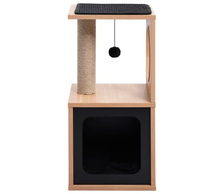 vidaXL Draskyklė katėms su kilimėliu iš sizalio, 60cm