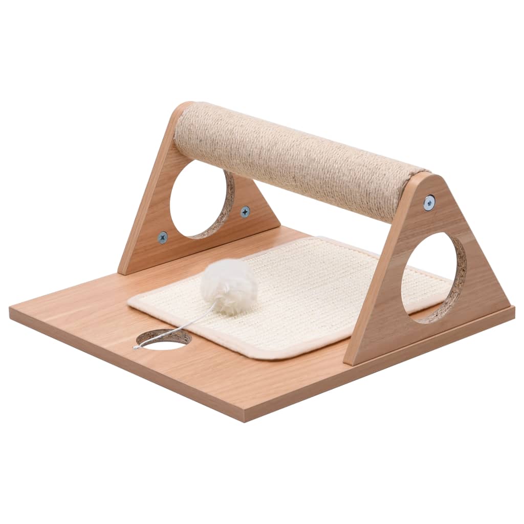 

vidaXL Kattenkrabber met sisal krabmatten driehoekig 40 cm