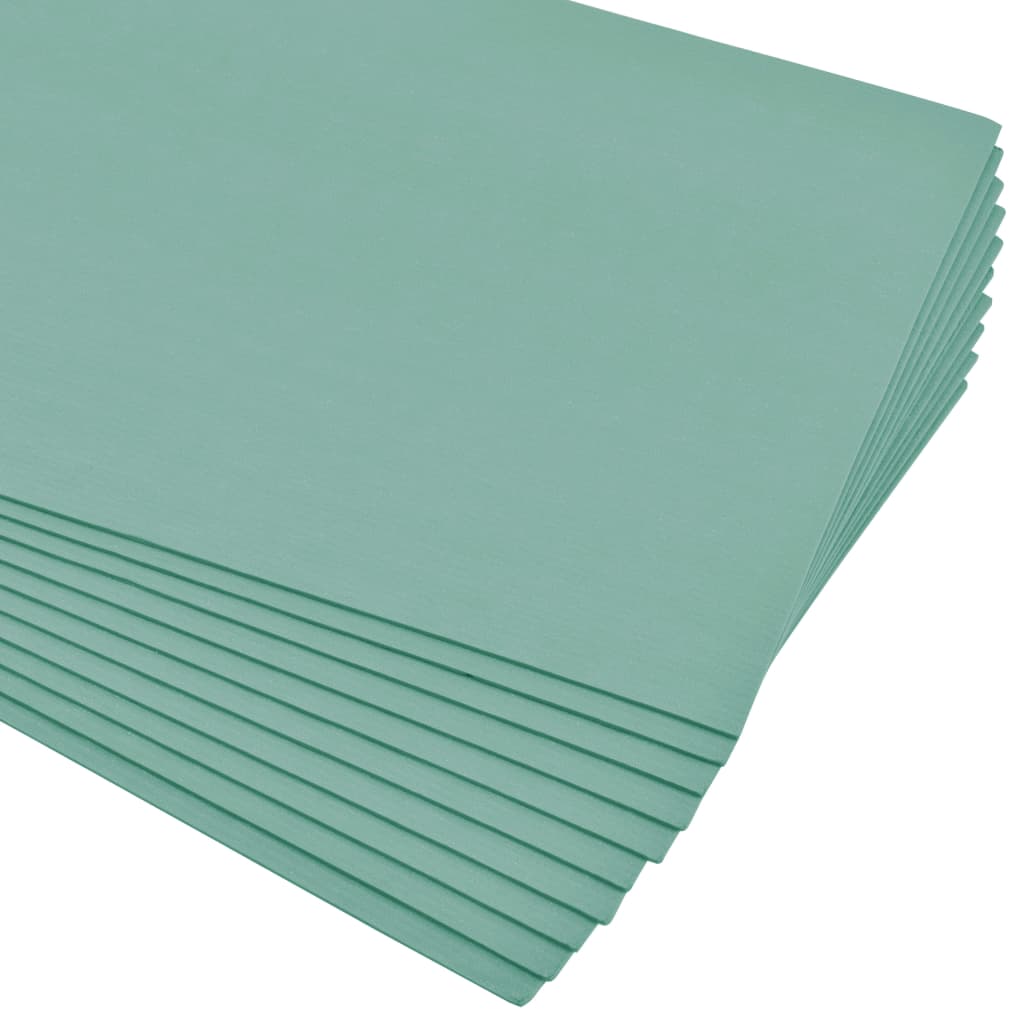 vidaXL Placas aislantes de espuma XPS 5 mm 100x50 cm verde 40 m² 40 m²