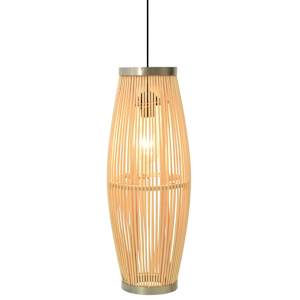 vidaXL Pakabinamas &scaron;viestuvas, 27x68cm, gluosnis, ovalus, 40W, E27