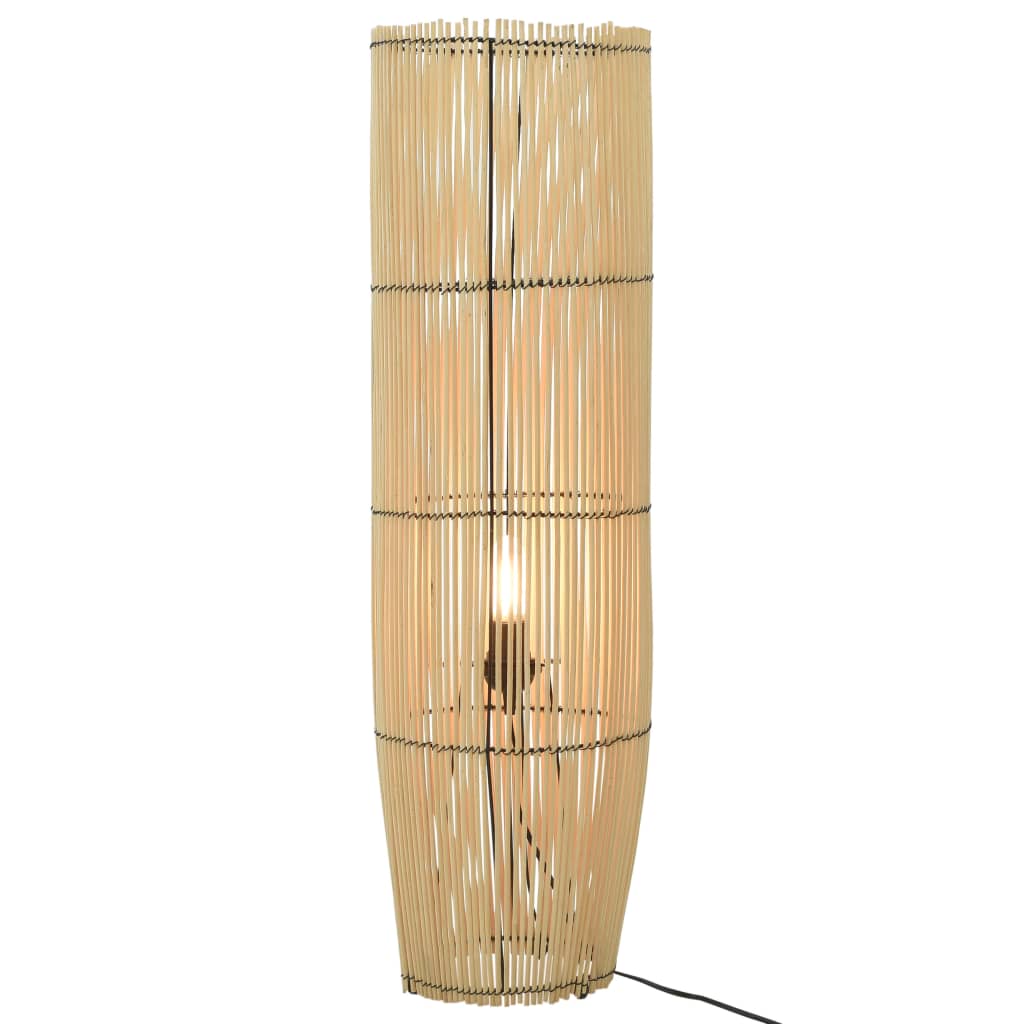 vidaXL Lampa podłogowa, wiklina, 52 cm, E27