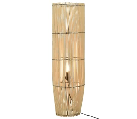vidaXL Pastatomas šviestuvas, gluosnis, 52cm, E27