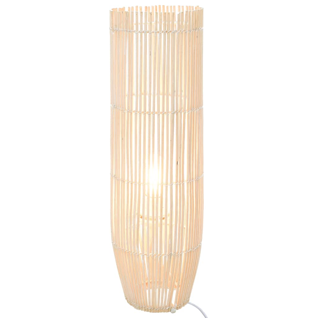 vidaXL Stojací lampa vrba bílá 52 cm E27