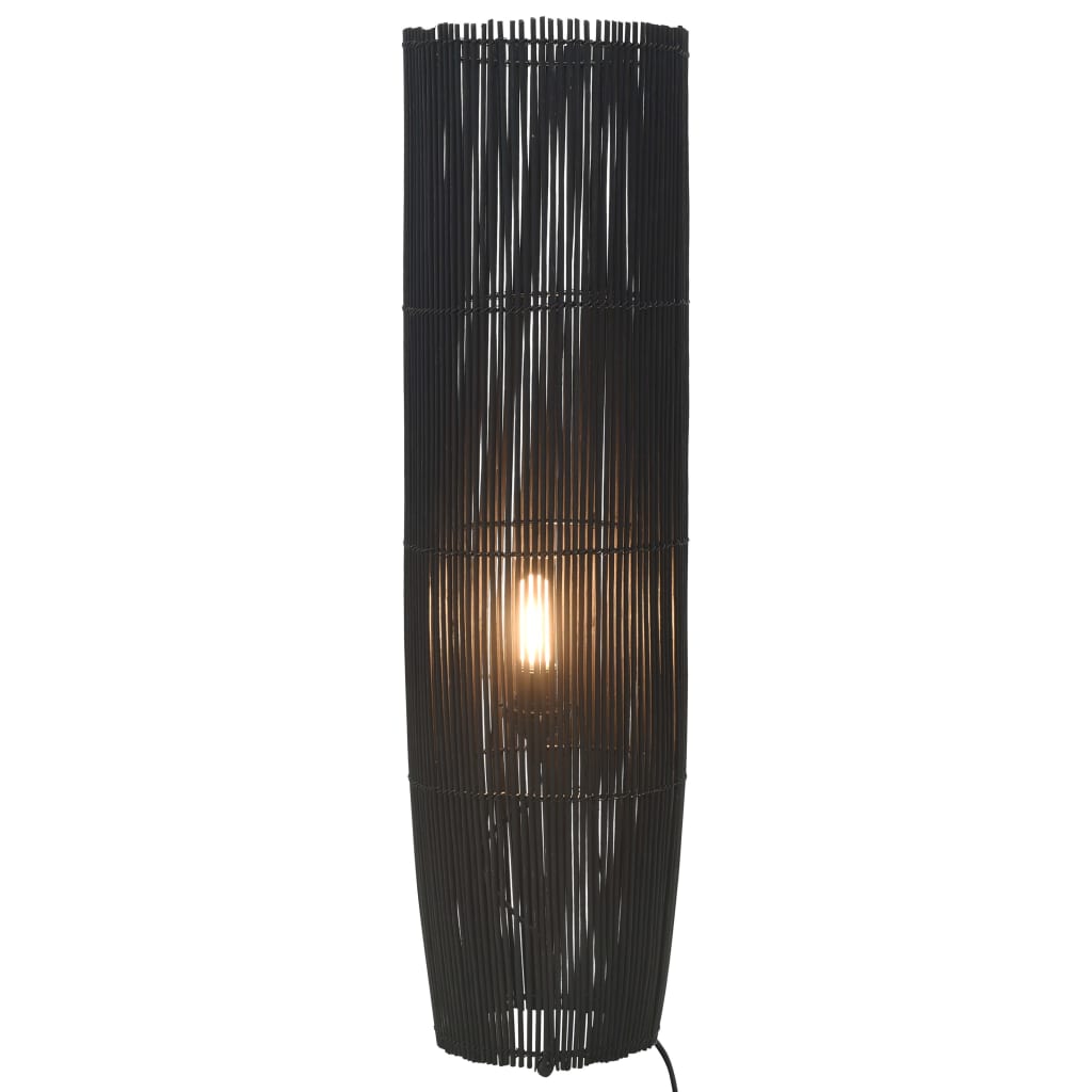 vidaXL Floor Stand Lamp Willow Black 52 cm E27