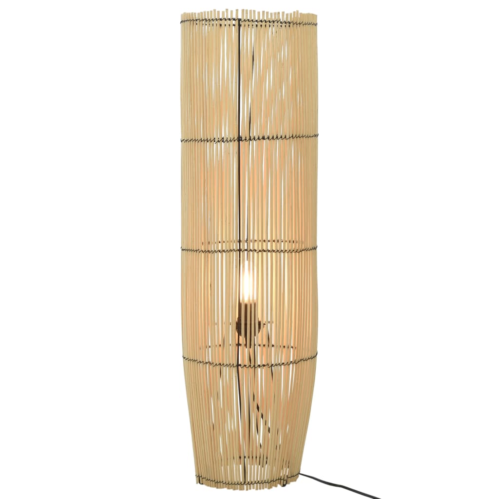 vidaXL Lampa podłogowa, wiklina, 61 cm, E27