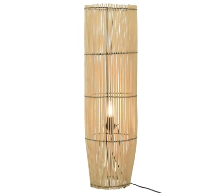 vidaXL stāvlampa, vītols, 61 cm, E27