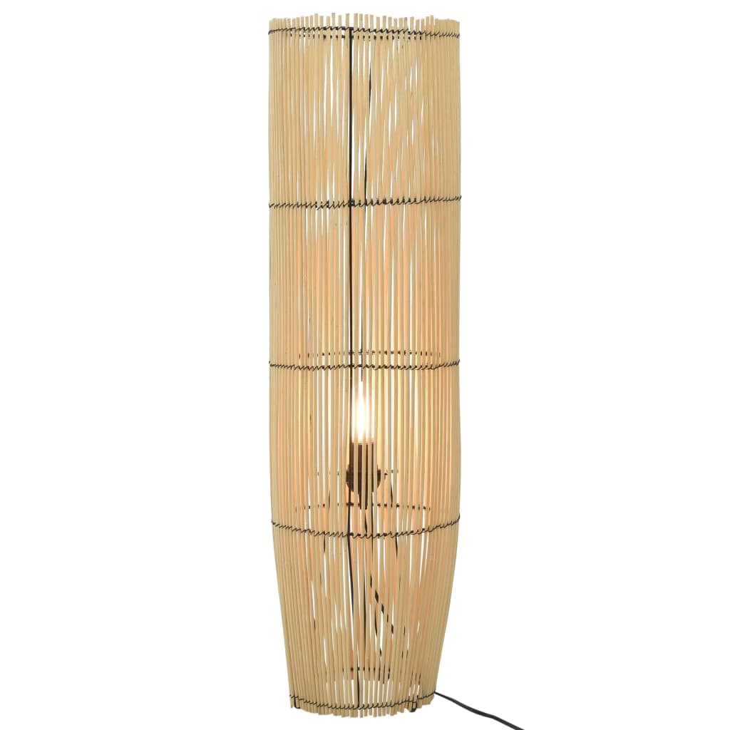 vidaXL Pastatomas šviestuvas, gluosnis, 72cm, E27