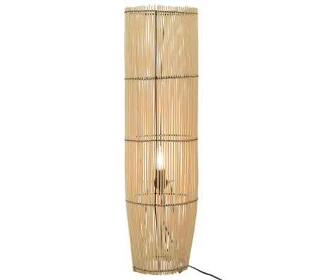 vidaXL Pastatomas šviestuvas, gluosnis, 72cm, E27