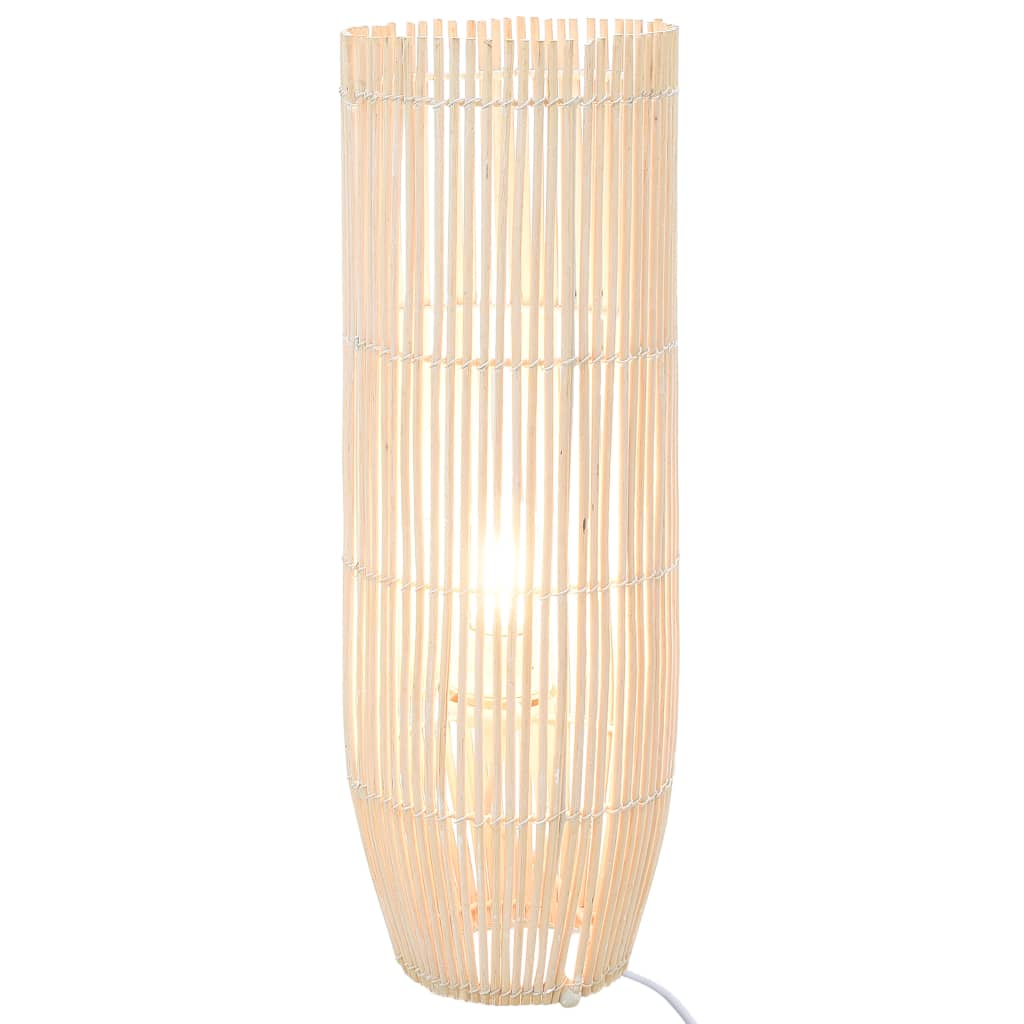 vidaXL Наземна лампа, върба, бяла, 72 см, Е27