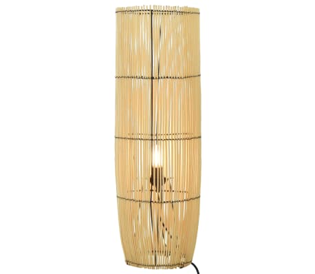 vidaXL Lampadaire sur pied Osier 84 cm E27